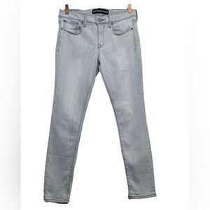 Y2K Express Skinny Light Gray Jeans Size 6S